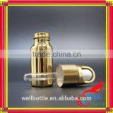 Gold Glass Dropper Bottle Samples Vial With Metal Dropper for Essential Oil Packaging Empty Bottles 061R thumbnail-3