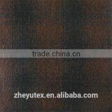 New Fashion Wool Polyester Blend Tartan Overcoating Wool Fabric