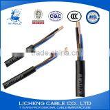 Copper Conductor PVC Insulated PVC Sheath Stranded Control Cable 2x1.5mm2