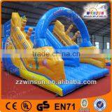 EN14960 Certificate Playground Inflatable Slide, Inflatable Noahs Ark Slide WSS-017