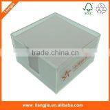 Branded Boxes Bulk Notepad Plastic Box Memo Pad thumbnail-3