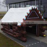 Wooden House Style Inflatable Tent, Inflatable Log Cabin Tent for Custom Size thumbnail-2