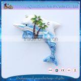 Resin Beach Dolphin Shape Dominican Souvenir Magnet thumbnail-3
