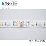 2016 New Product 12V 24V 5050 RGB + 3527 Dual White Led Strip IP20/IP65/IP67/IP68 thumbnail-4