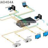 Home AV Control Remote Control Switch 4x4 VGA Matrix Switcher thumbnail-2