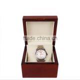 Chinese Factories Wholesale Custom Paint Watches Boxes, Wooden Deep Red Watch Box thumbnail-2