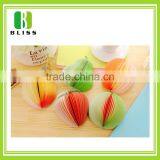 OEM Funny Die Cut Promotional Fancy Personalized Paper 3D Fruit Shaped Sticky Notes