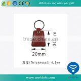13.56MHz Smart Leather Keyfob, Key Tag for Security System thumbnail-4