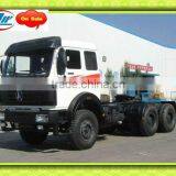 6x4 North Benz towing tractor truck, heavy tractor head