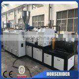 WPC Pvc pe Profile Extrusion Line/wpc Pvc pe Plastic Door Profile Frame Extrusion Price thumbnail-1