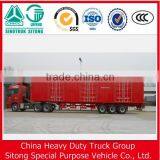 50ton 60ton 3 Axles Steel Van Semi Trailer/Box Container Semi Trailer thumbnail-4