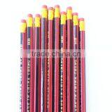 Hexagon HB Pencil, 7" HB Black Lead Pencil With Eraser thumbnail-3