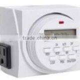 7-Day Dual Outlet Digital Timer for Grow Tent Digital Timer, Dual Outlets thumbnail-1