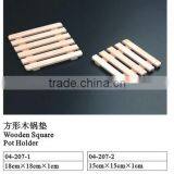 Wooden Square Pot Holder thumbnail-1