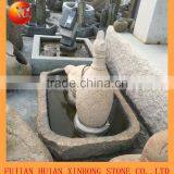 Dancing Stone Water Fountain With Swan thumbnail-3