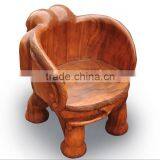 Southeast Asia Style Elephant Shape Wood Chair, Exquisite Handcarving Living Elephant Single Seater Chair (BF01-X1163) thumbnail-4