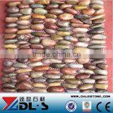 Polished Shiny Ivory Washed River Stone Red Pebble Stone Floor thumbnail-1