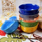 Most popular solid color Ceramic bowl,porcelain rice bowl with cheap price