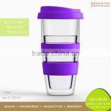 Double Wall Heat Resistant Glass Jug With Silicone Cap thumbnail-2