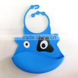 Custom Printed Animal Silicone Baby Bibs thumbnail-1