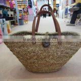 Natural Seagrass Fashion Handmade Lady Hand Bag thumbnail-1