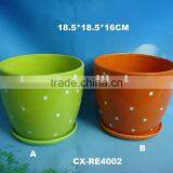 ceramic garden flower pot