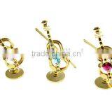 Exclusive Gold Plated Crystals Volin for Gifts thumbnail-2