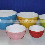 Mixing Bowl With Solid Color, 5pcs Mixing Bowl Set,round Bowl thumbnail-1