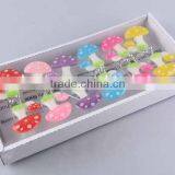 12PC Sucker Type Star Shape /mushroom Shape Plastic Hook thumbnail-3