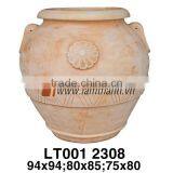 Vietnam Pattern Romance White Wash Pot For Home And Garden