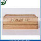 Light Weight Cheap Paulownia Wooden Box Tray thumbnail-5
