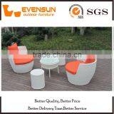 5PCS Garden Stacking Set Wicker Sofa Set Furniture thumbnail-4