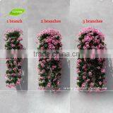GNW FLV06 Artificial Plastic Hanging Flower Wreath Wholesale for Home, Hotel Decoration thumbnail-2