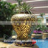 Bronze Garden Sculptures Decoration Antique Vase thumbnail-1