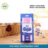 High Quality Plastic Stick Colorful Cotton Buds thumbnail-1