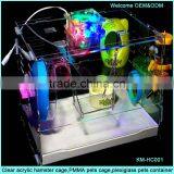 Large Capacity and Comfort Clear Acrylic Hamster Container thumbnail-2