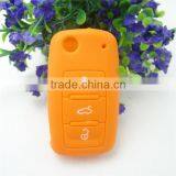Silicone Passat Car Key Case Cover Holder Single Pack for VW Custom Car Key Holder for VW thumbnail-1