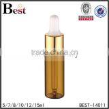 Cosmetic 5ml 10ml 12ml 15ml Amber Empty Essential Oil Bottle Perfume Glass Golden Aluminum Dropper Perfume Glass Bottle Factory thumbnail-5