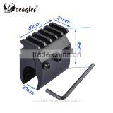 T2012 Aluminum Alloy Extend 21mm Rail for 20mm Gun Pipe Clamp With 21mm Scope Mounts Rails thumbnail-1