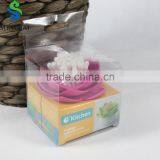 Lotus Shape Round Plastic Toothpick Box thumbnail-1