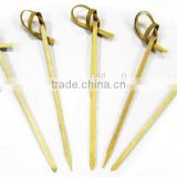 Disposable natural bamboo knot toothpicks