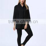 New Arrival Ladies Fashion Design Elegant Winter/Autumn Dolman Cape Coat for Women thumbnail-2
