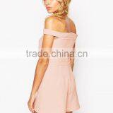 China Factory OEM ODM 2015 Hot Sale Customized Origami Bardot Romper thumbnail-2