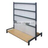 A Amazing Slatwall Display Wooden Corner Shelf Supermarket Shelf thumbnail-2