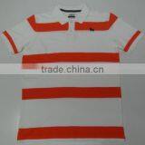 Boys Smart Collar Tees in Interesting Stripes thumbnail-1