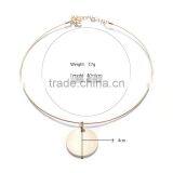 Hot Style Metal Sequins Necklace Jewelry Circular Fashionable Vintage Earrings Collar Wholesale thumbnail-5