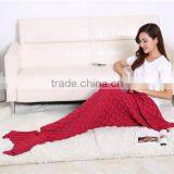 Custom Acrylic Knitting Adult Mermaid Tail Blanket Pattern thumbnail-2