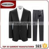 2017 Wholesale Custom Classic Style Regular Fit 2 Button Black Mens Suit thumbnail-1