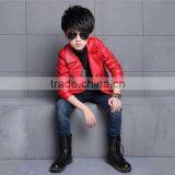 Zm40670b High Quality Wholesale Boys pu Jacket Auntum Children's Leather Jacket thumbnail-4