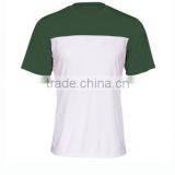 140gsm Jersey Men's Custom t Shirt With Double Color Pieces Stitching thumbnail-3